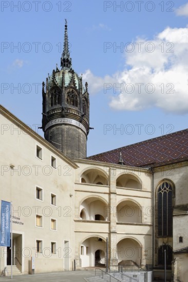 All Saint Church or Castle Church, Luther City Wittenberg, Saxony Anhalt, Germany, Europe