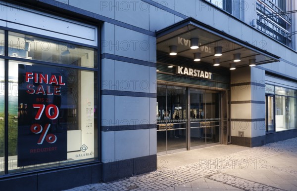 Karstadt branch of Galeria Karstadt Kaufhof GmbH on Wilmersdorfer Strasse in Berlin The department stores' group has opened further insolvency proceedings, Berlin, 19 February 2023