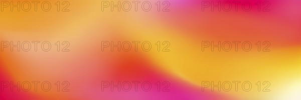 Abstract gradient blur with shades of orange, yellow and red, creating a smooth and calming atmosphere, AI generated