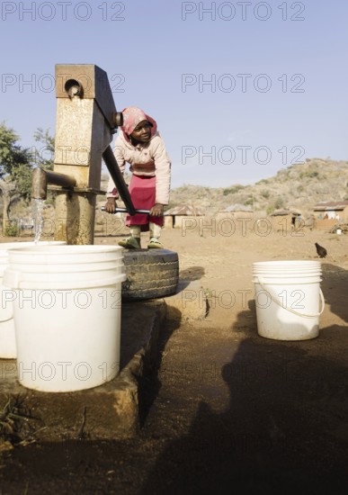 Waterhole in the community of Maraban Dare, in the state of Plateau, 07/02/2024