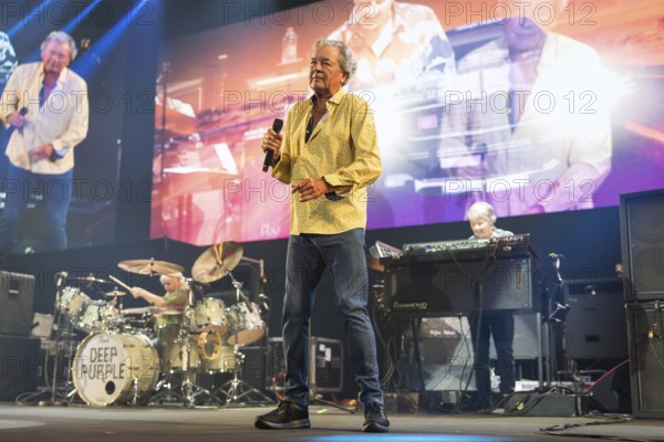 Ian Gillan, singer of Deep Purple live on 1 More Time Tour at the Max-Schmeling-Halle in Berlin on 19 October 2024