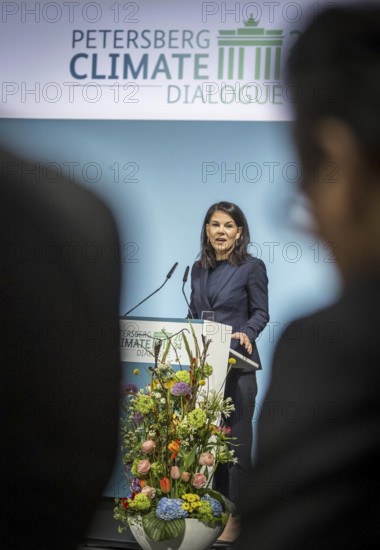 15th Petersberg Climate Dialogue at the Federal Foreign Office. Opening with Annalena Bärbock (Alliance 90/The Greens), Federal Foreign Minister. 'Photographed on behalf of the Federal Foreign Office'