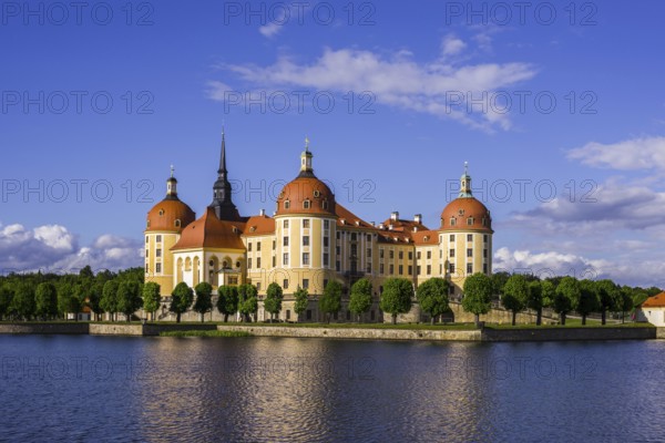 Moritzburg Castle, municipality of Moritzburg near Dresden, Saxony, Germany, Europe