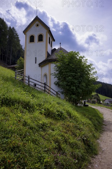 Taser Chapel, mountain chapel, Scena, Scena, South Tyrol, Autonomous Province of Bolzano, Italy, Europe