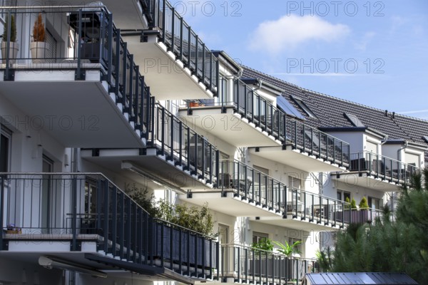 Modern residential complex with high-priced flats