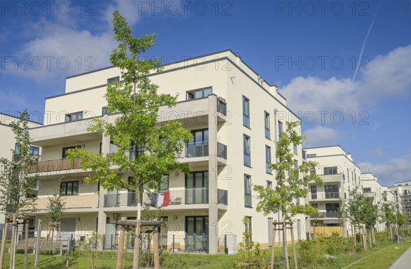 New BUWOG apartment building, Insel Gartenfeld, Heinrich-Hertz-Straße, Haselhorst, Spandau, Berlin, Germany, Europe