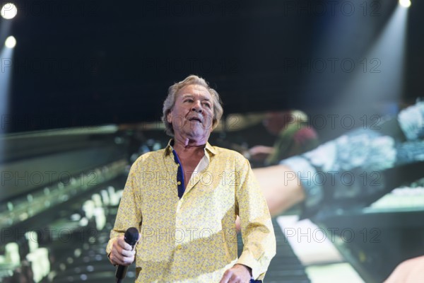 Ian Gillan, singer of Deep Purple live on 1 More Time Tour at the Max-Schmeling-Halle in Berlin on 19 October 2024