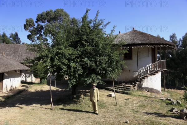 In the museum on Mount Entoto near Addis Ababa, Ethiopia, Africa