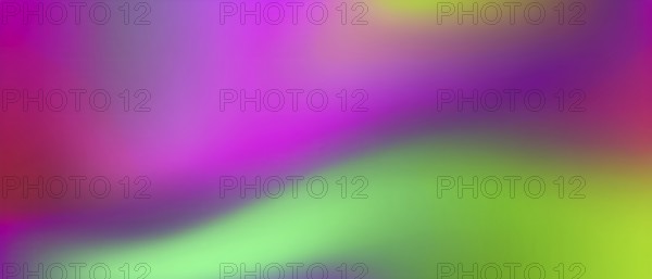 Abstract gradient blur with shades of magenta, green and yellow, creating a smooth and calming atmosphere, AI generated