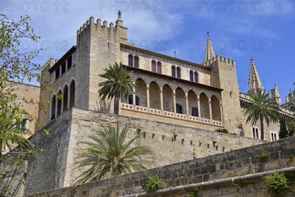 Palacio Real de la Almudaina, Palma de Mallorca, Majorca, Balearic Islands, Spain, Europe