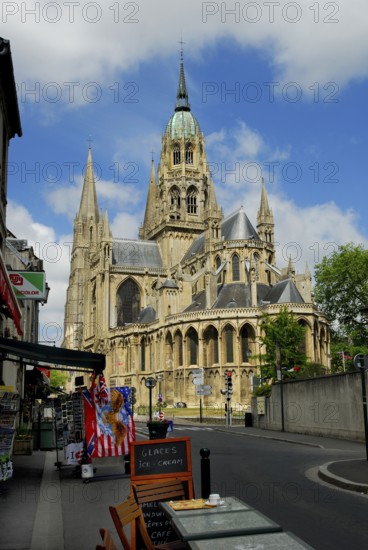 Cathedral Notre-Dame, Bayeux, Calvados, Basse-Normandie, France, Europe