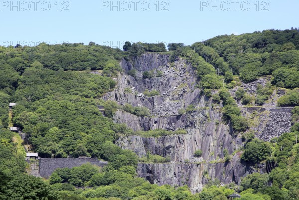 Vivian slate quarry, Dinorwic slate quarries, Llanberis, Gwynedd, Snowdonia, north Wales, UK