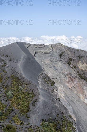 Irazu Volcano, Irazu Volcano National Park, Parque Nacional Volcan Irazu, Cartago Province, Costa Rica, Central America