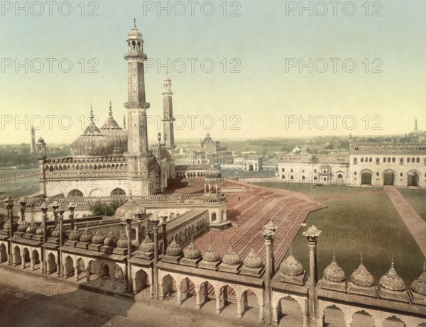 Lucknow, the capital and the largest city of the Indian state of Uttar Pradesh. Modjibaman, India, digitally restored reproduction from a 19th century original, record date not stated, the capital and the largest city of the Indian state of Uttar Pradesh. Modjibaman, India, digitally restored reproduction from a 19th century original, record date not stated, Asia