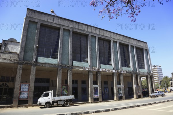 Addis Ababa, in the city centre, Ethiopian National Theatre, Ethiopia, Africa