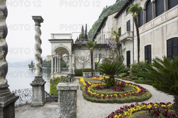 Park, spring, Villa Monastero, Varenna, Province of Lecco, Lombardy, Italy, Europe