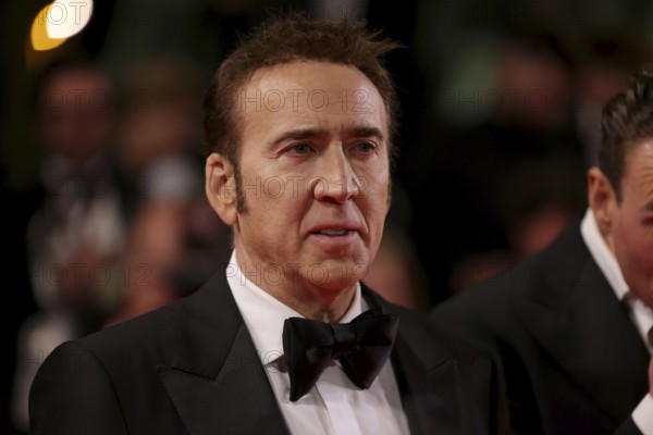 Cannes, France, 17.5.2024: Nicolas Cage at the premiere of The Surfer on the red carpet of the Palais des Festivals during the 77th Cannes International Film Festival. The 77th Cannes International Film Festival will take place from 14 to 25 May 2024, Europe