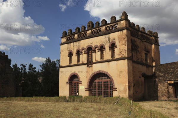 Amhara region, in the Gemp palace complex in Gondar, Gonder, UNESCO, world, heritage, cultural heritage, Ethiopia, Africa