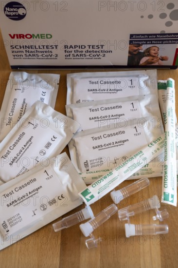 Corona antigen rapid test, lay test, self-test, for the detection of SARS-CoV-2 infection