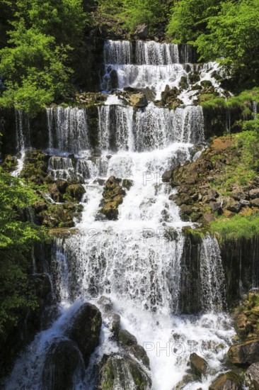 Waterfall, Glarus, Switzerland, Europe