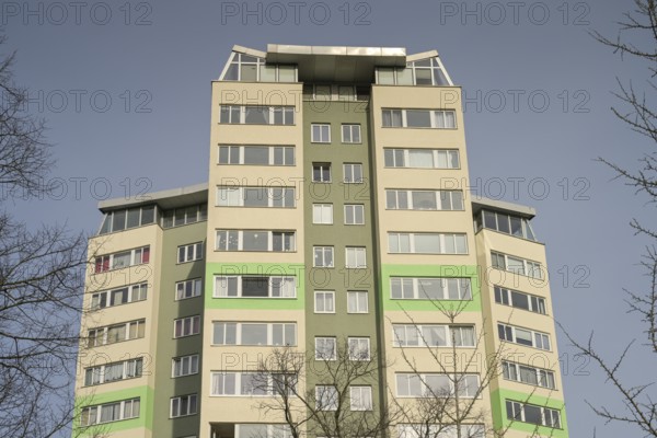 Residential tower, high-rise building, Roseneck, Wilmersdorf, Berlin, Germany, Europe