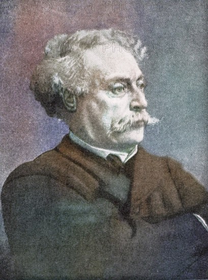 Alexandre Dumas, the Younger 1824, 1895, French writer, son of Dumas. From the book The Masterpiece Library of Short Stories, French Volume 4, Historical, digitally restored reproduction from a 19th century original, Record date not stated