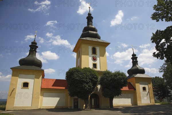 Pilgrimage church of Maria Loreto in Starý Hroznatov, Altkinsberg, Cheb district, Cheb, Bohemia, Egerland, Czech Republic, Czech Republic, Europe