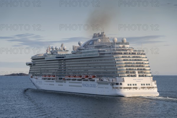 Cruise ship shelf Princess, Princess Cruises, 330 metres long, 3600 passengers, open-air cinema, Baltic Sea, Sweden, Europe