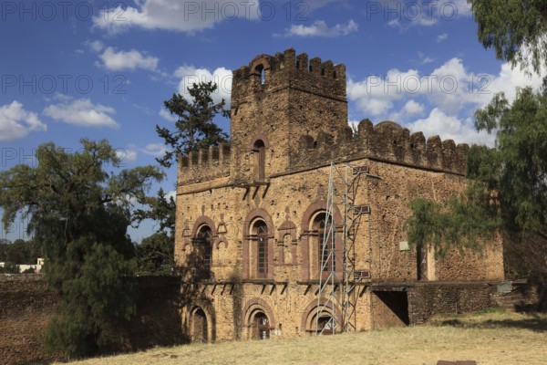 Amhara region, in the Gemp palace complex in Gondar, Gonder, UNESCO, world, heritage, cultural heritage, Ethiopia, Africa