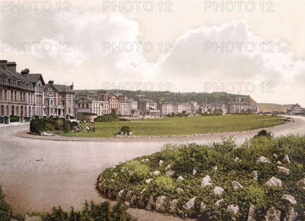 The Cave, Teignmouth, England, Historical, digitally restored reproduction from a 19th century original, 1880, Record date not stated