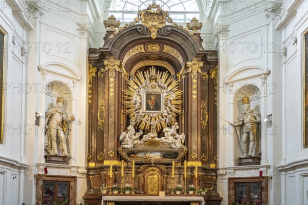 Altar of the Capuchin Church in Vienna, Austria, Europe