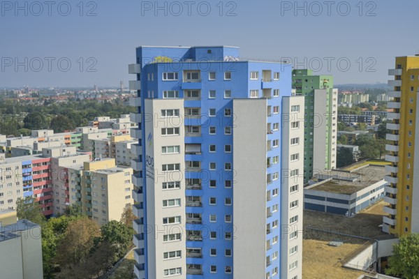 High-rise buildings, Obstallee, Rudolf-Wissel-Siedlung, Obstallee-Siedlung, Staaken, Spandau, Berlin, Germany, Europe