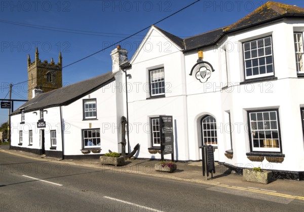 The Famous First and Last pub, Sennen village, Land's End, Cornwall, England, UK