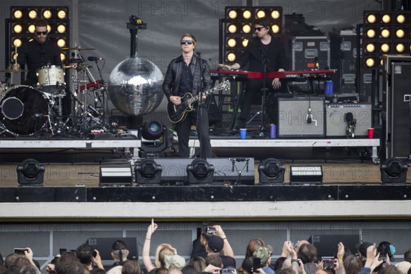 Paul Banks, singer of the band Interpol live at the Parkbühne Wuhlheide in Berlin on 22/06/2024