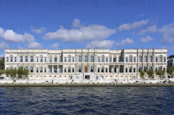 Former Ottoman Ciragan Palace along the Bosphorus, Istanbul, Turkey, Asia