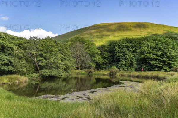 Lake in Snowdonia National Park, Wales, Great Britain