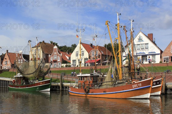 The harbour of Greetsiel, East Frisia, East Frisia, Lower Saxony, Federal Republic of Germany