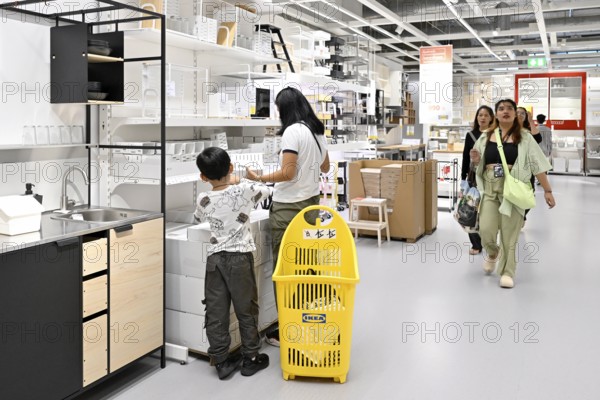 Ikea showroom kitchen