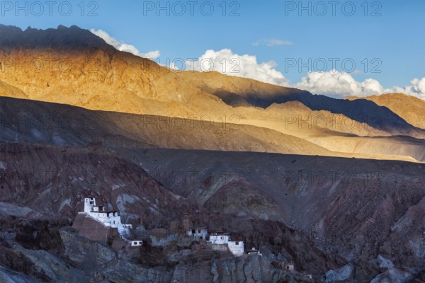 Basgo Gompa (Tibetan Buddhist monastery) . Ladakh, India, Asia