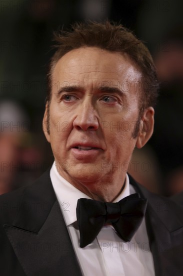 Cannes, France, 17.5.2024: Nicolas Cage at the premiere of The Surfer on the red carpet of the Palais des Festivals during the 77th Cannes International Film Festival. The 77th Cannes International Film Festival will take place from 14 to 25 May 2024, Europe