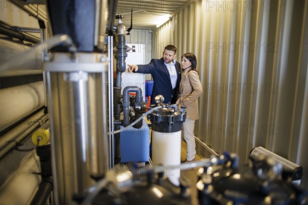 Annalena Bärbock (Alliance 90/The Greens), Federal Foreign Minister, visits a solar water desalination plant together with the Managing Director of Boreal Light GmbH, Ali Al Hakin. Mykolaiv Oblast, 25.02.2024. Photographed on behalf of the Federal Foreign Office