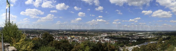 View of Homburg Saar from the Schlossberg