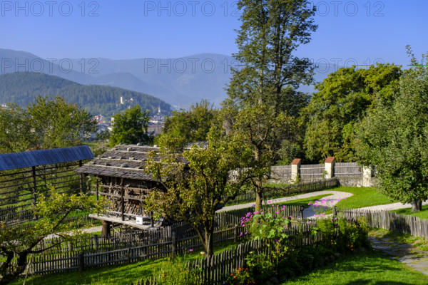 South Tyrolean Folklore Museum, Dietenheim, Freilchtmuseum, Pustertal, South Tyrol, Italy, Europe