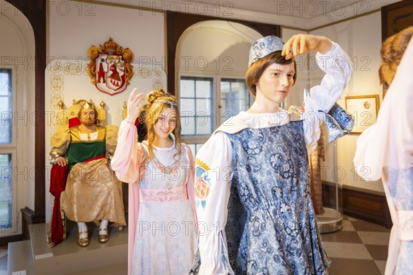 Photo shoot at Moritzburg Castle, Moritzburg, Saxony, Germany, Europe