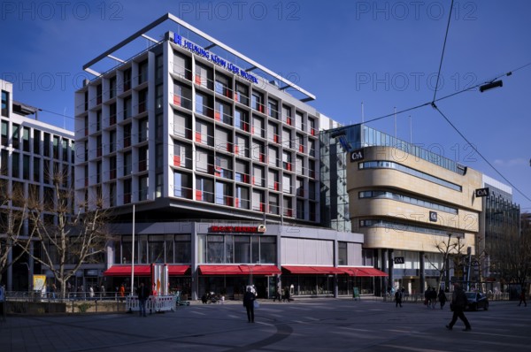 System catering, steak restaurant Block Haus, Blockhaus, department stores' chain C&A, Logo, Rothebühlplatz. Stuttgart, Baden-Württemberg, Germany, Europe