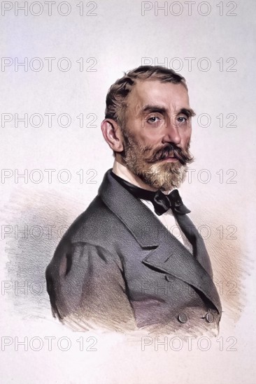 Ignaz Römer, 1801-1875, wine wholesaler in Vienna, Historical, digitally restored reproduction from a 19th century original, Record date not stated