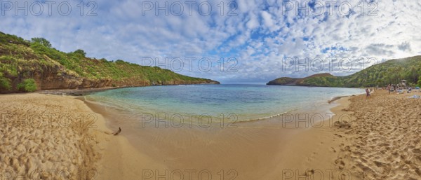 Landscape of Hanauma Bay, Hanauma, Hawaiian Island Oahu, O?ahu, Hawaii, Aloha State, United States, North America