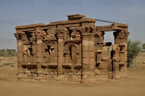 Hathor temple or Roman kiosk, Naga, Nubia, Nahr an-Nil, Sudan, Africa