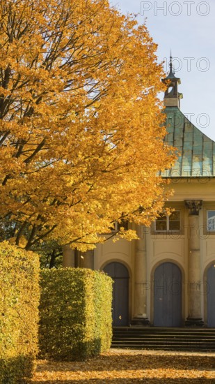 The former summer residence of the Saxon royal family is the largest chinoise palace complex in Europe. The palace park with more than 2, 000 shrubs and over 600 potted plants invites visitors to take eventful walks at any time of year