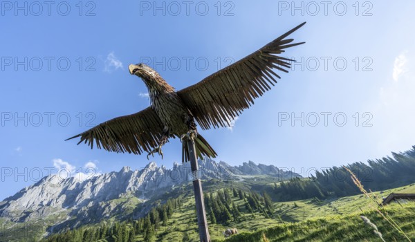 Statue, Eagle, Salzburg Land, Austria, Europe